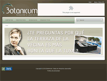 Tablet Screenshot of botanicum.es